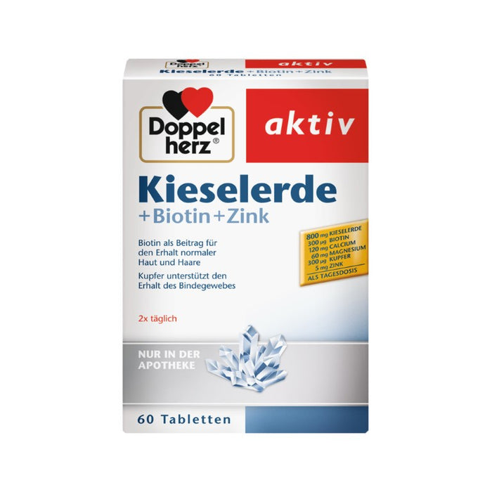 Doppelherz Kieselerde + Biotin, 60 pc Tablettes