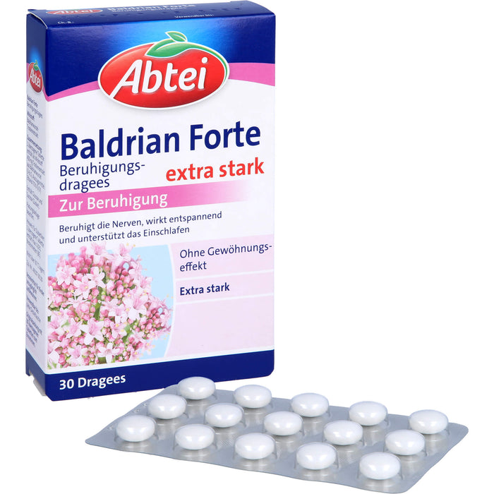 Abtei Baldrian Forte Beruhigungsdragees, 30 pcs. Tablets