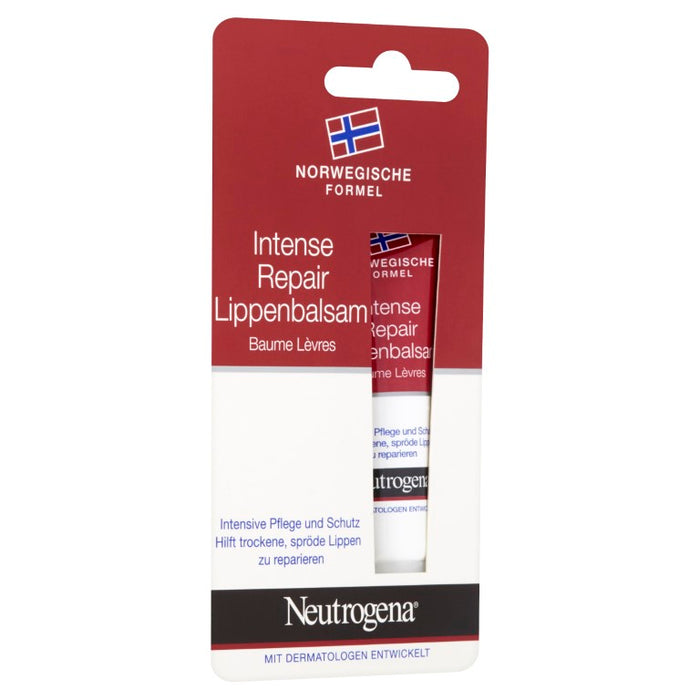 Neutrogena Intense Repair Lippenbalsam, 15 ml Crème