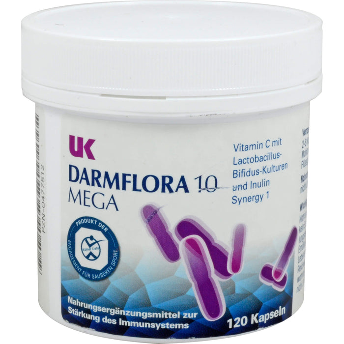 UK Darmflora 10 Mega Kapseln für ein stabiles Immunsystem, 120 pc Capsules