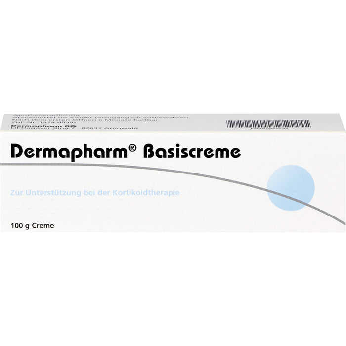 Dermapharm Basiscreme zur Unterstützung bei der Kortikoidtherapie, 100 g Cream