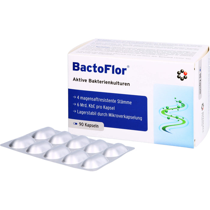 BactoFlor aktive Bakterienkulturen Kapseln, 90 pcs. Capsules