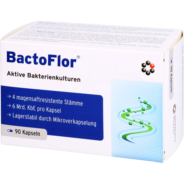 BactoFlor aktive Bakterienkulturen Kapseln, 90 pcs. Capsules
