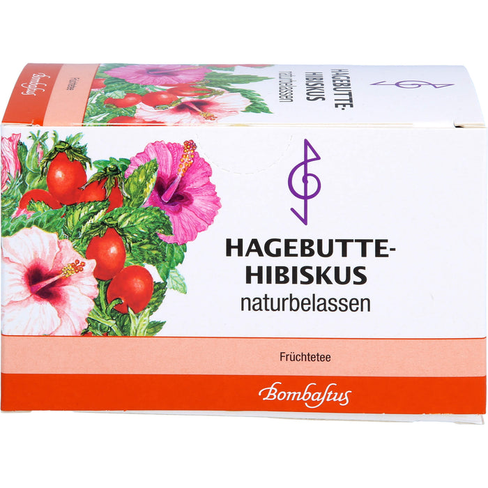 Bombastus Hagebutte-Hibiskus Früchtetee, 20 pc Sac filtrant