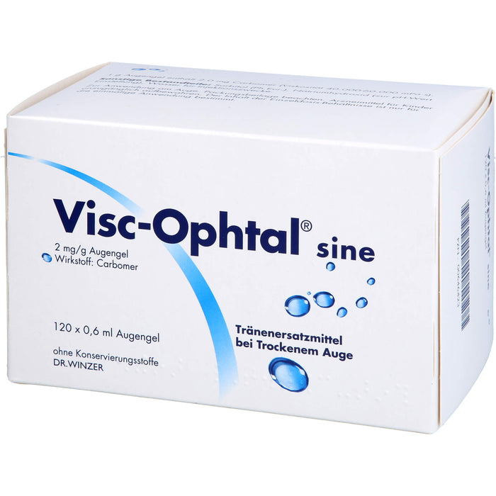 Visc-Ophtal sine Augengel bei trockenem Auge, 120 pcs. Single-dose pipettes