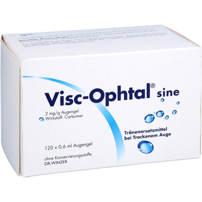 Visc-Ophtal sine Augengel bei trockenem Auge, 120 pcs. Single-dose pipettes