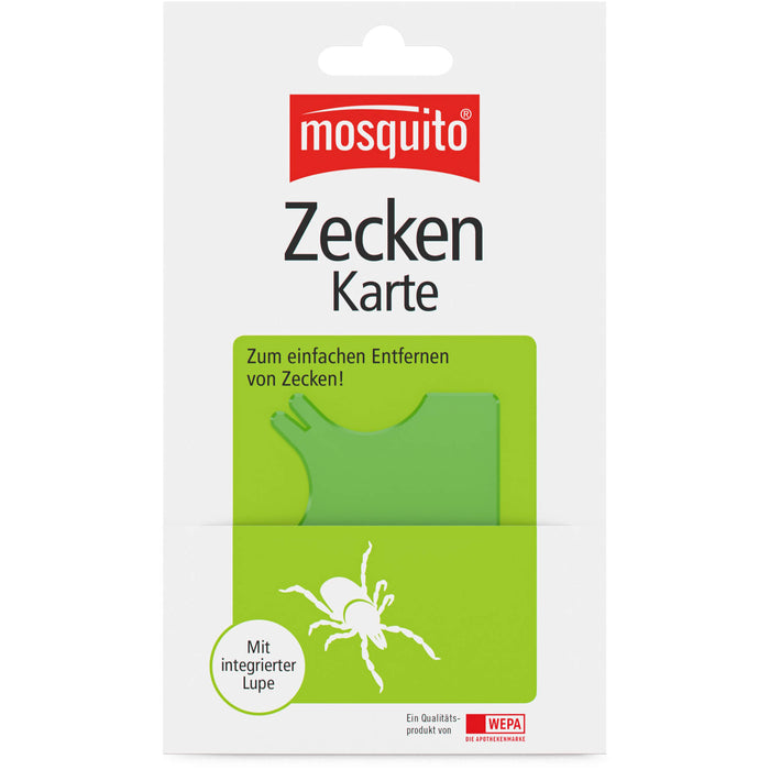 mosquito Zeckenkarte, 1 pc Suppression des tiques