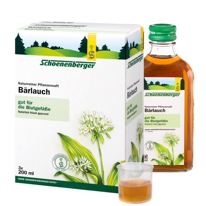 Schoenenberger Naturreiner Pflanzensaft Bärlauch, 600 ml Solution