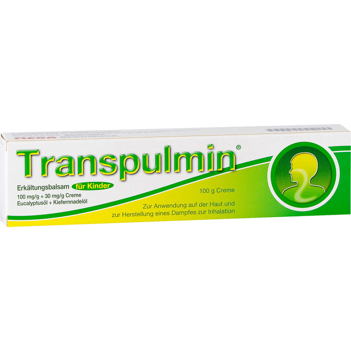 Transpulmin Erkältungsbalsam für Kinder, 100 g Crème