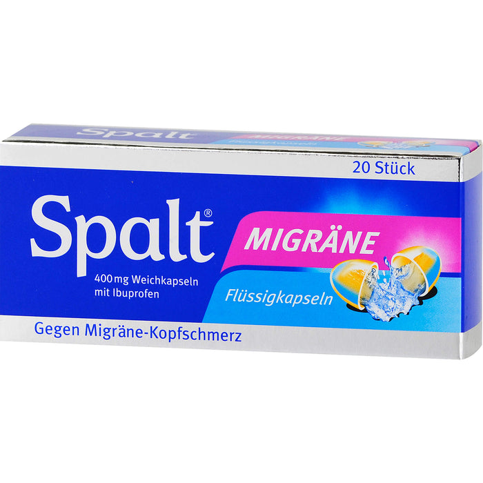 Spalt Migräne Flüssigkapseln, 20 pcs. Capsules