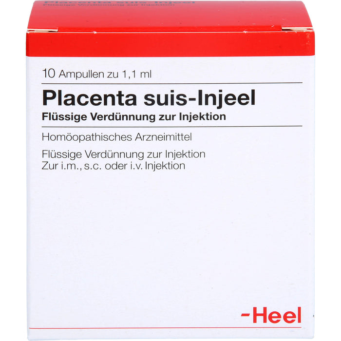 Placenta suis-Injeel flüssige Verdünnung, 10 pc Ampoules