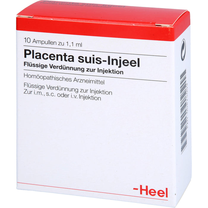 Placenta suis-Injeel flüssige Verdünnung, 10 pc Ampoules