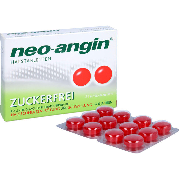 neo-angin Halstabletten zuckerfrei Original KLOSTERFRAU, 24 pc Tablettes