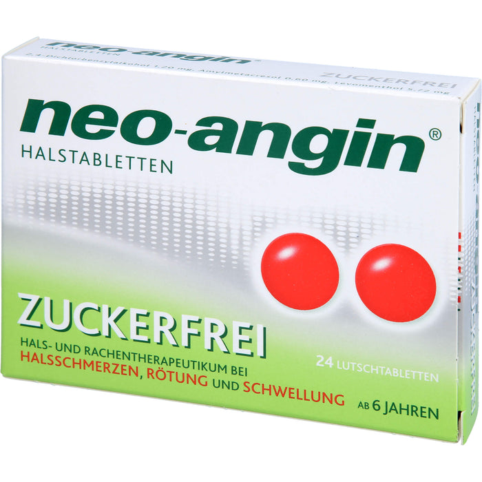 neo-angin Halstabletten zuckerfrei Original KLOSTERFRAU, 24 pcs. Tablets