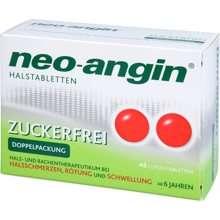 neo-angin Halstabletten zuckerfrei, 48 pc Tablettes