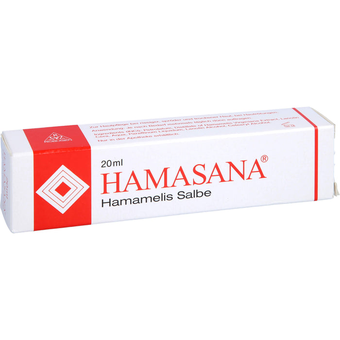 Hamasana Hamamelis Salbe, 20 g Onguent