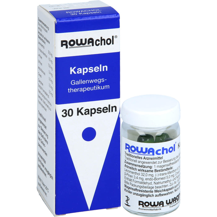 ROWAchol Kapseln Gallenwegstherapeutikum, 30 pcs. Capsules