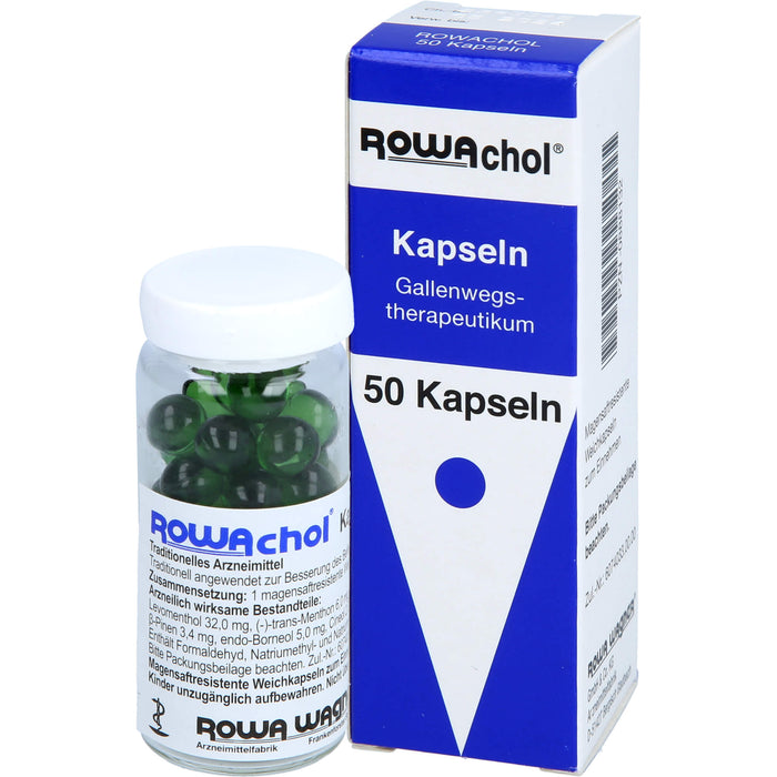 ROWAchol Kapseln Gallenwegstherapeutikum, 50 pcs. Capsules