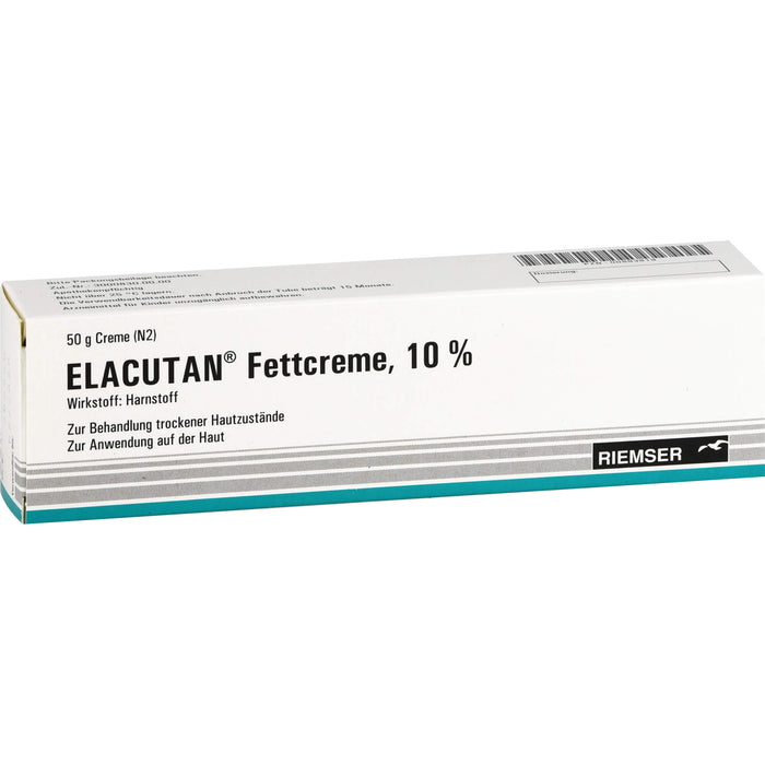 Elacutan Fettcreme 10 % zur Behandlung trockener Hautzustände, 50 g Crème