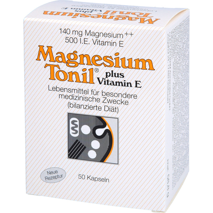 Magnesium Tonil plus Vitamin E Kapseln, 50 pcs. Capsules