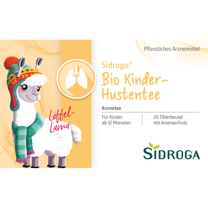 Sidroga Bio Kinder Hustentee, 20 pcs. Filter bag