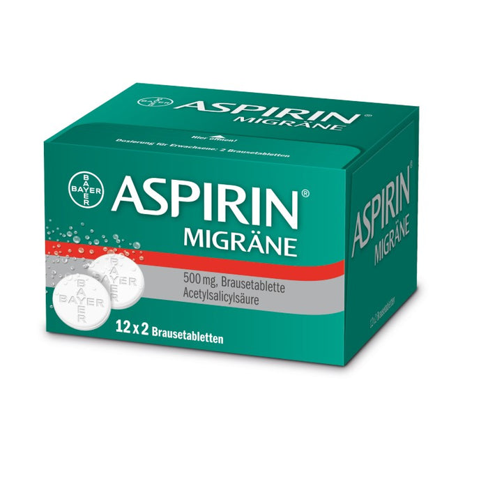 ASPIRIN Migräne Brausetabletten, 24 pc Tablettes