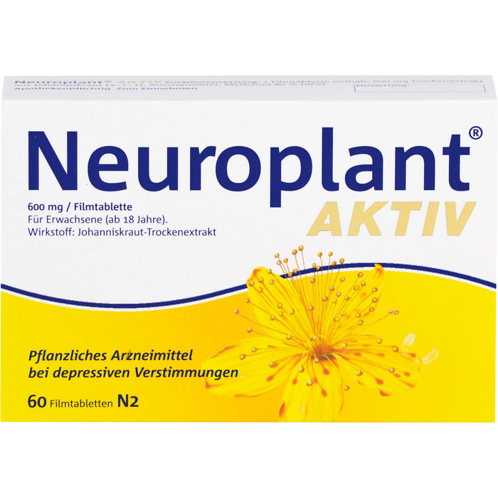 Neuroplant aktiv Filmtabletten bei depressiven Verstimmungen, 60 pcs. Tablets