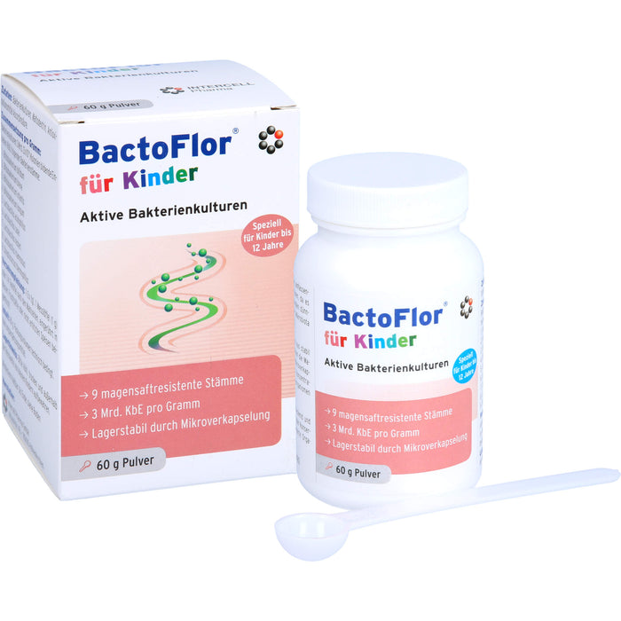 BactoFlor für Kinder aktive Bakterienkulturen Pulver, 60 g Powder