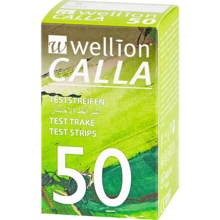 Wellion Calla Blutzuckerteststreifen, 50 pc Bandelettes réactives