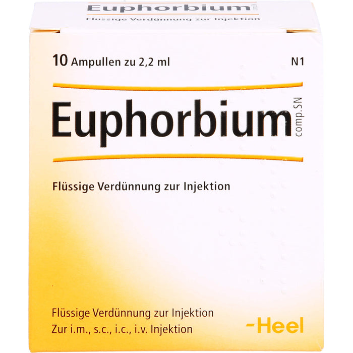 Heel Euphorbium comp. SN flüssige Verdünnung zur Injektion, 10 pcs. Ampoules