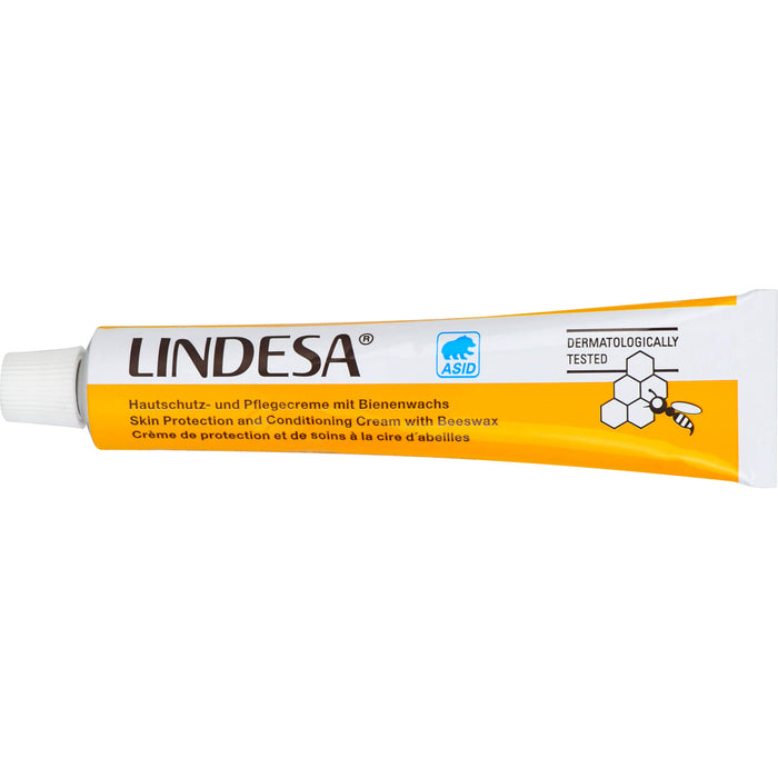 LINDESA Hautschutz- und Pflegecreme mit Bienenwachs, 50 ml Cream