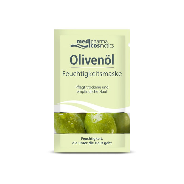 medipharma cosmetics Olivenöl Feuchtigkeitsmaske pflegt trockene und empfindliche Haut, 15 ml Gesichtsmaske