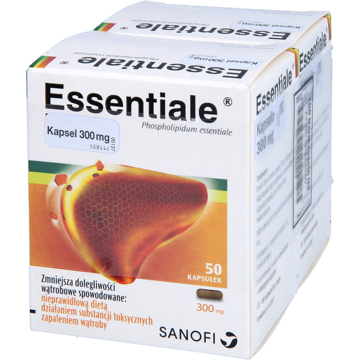 EMRA-MED Essentiale Kapseln 300 mg bei akuten und chronischen Lebererkrankungen Reimport EMRAmed, 100 pcs. Capsules