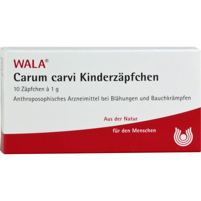 WALA Carum Carvi Kinderzäpfchen, 10 pc Suppositoires