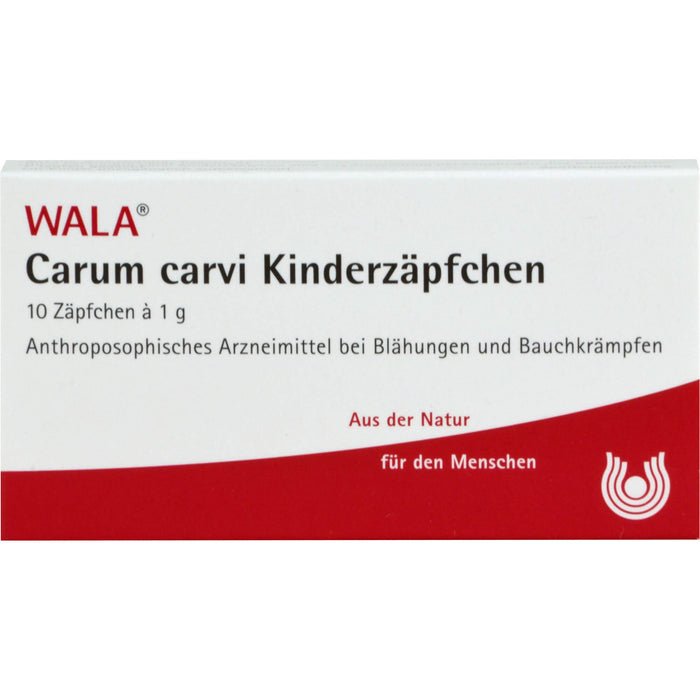 WALA Carum Carvi Kinderzäpfchen, 10 St. Zäpfchen
