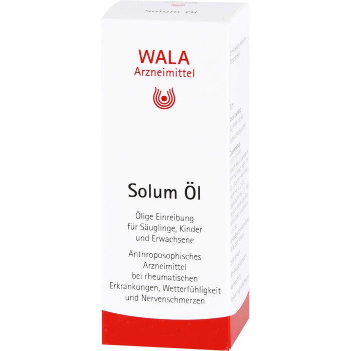 WALA Solum Öl bei rheumatischen Erkrankungen, Wetterfühligkeit und Nervenschmerzen, 50 ml Huile