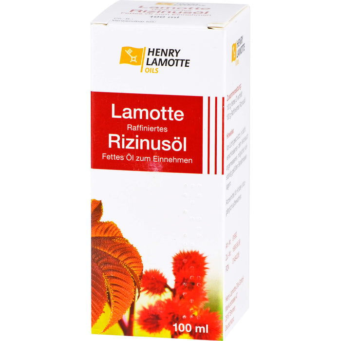 HENRY LAMOTTE Raffiniertes Rizinusöl zum Einnehmen, 100 ml Huile