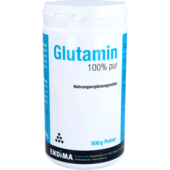 ENDIMA Glutamin 100% pur Pulver, 500 g Poudre
