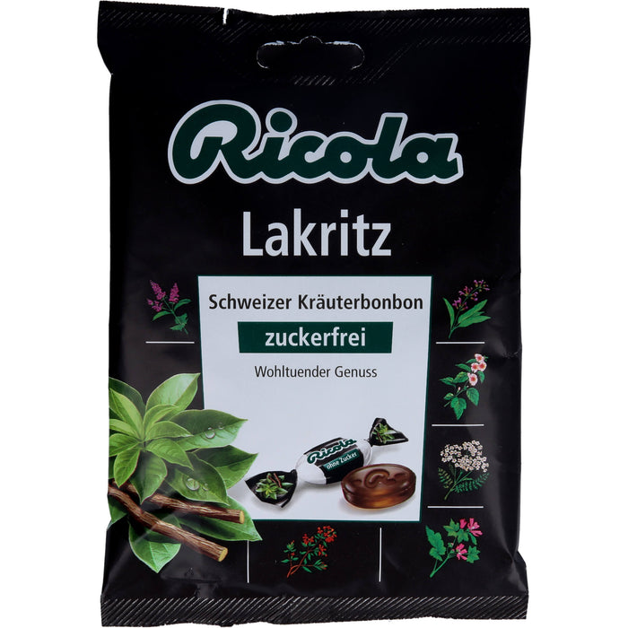 Ricola Lakritz zuckerfrei, 75 g Candies
