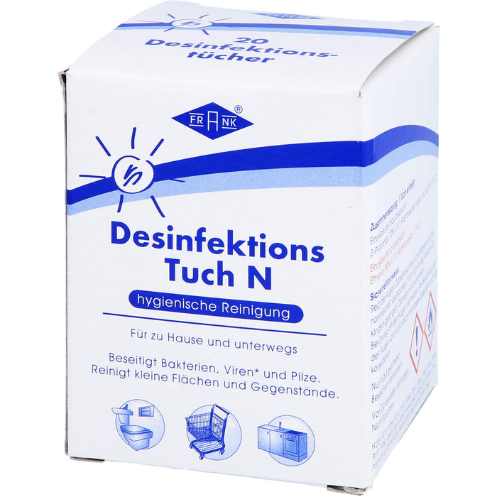 FRANK Desinfektions-Tuch N, 20 pcs. Cloths