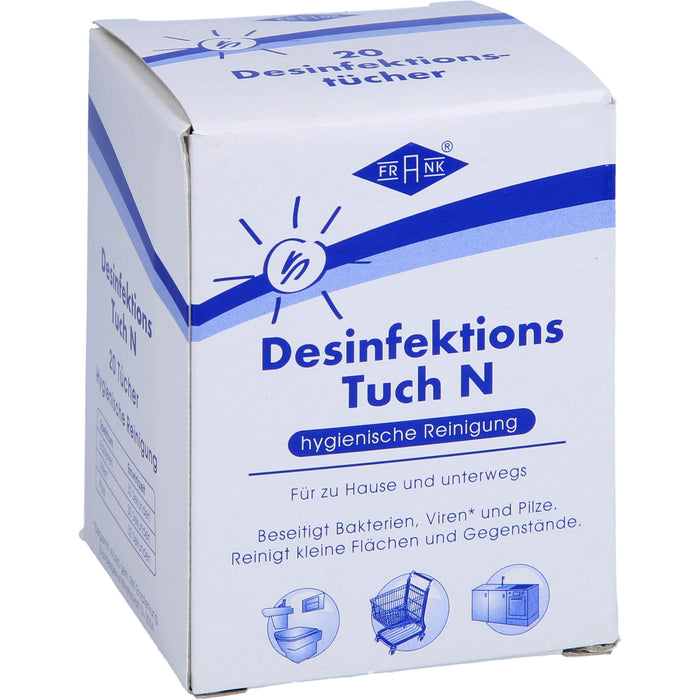 FRANK Desinfektions-Tuch N, 20 pcs. Cloths