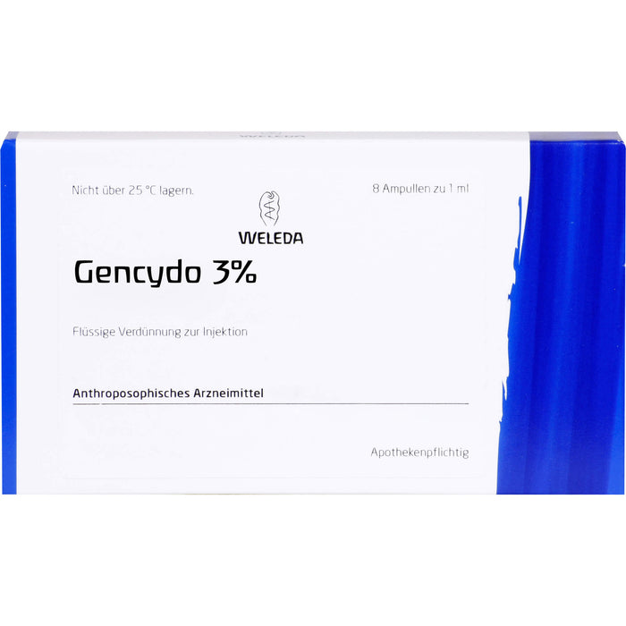WELEDA Gencydo 3% Injektionslösung bei allergischen Erkrankungen, 8 pcs. Ampoules