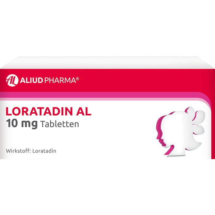 Loratadin AL 10 mg Tabletten Antiallergikum, 50 pcs. Tablets