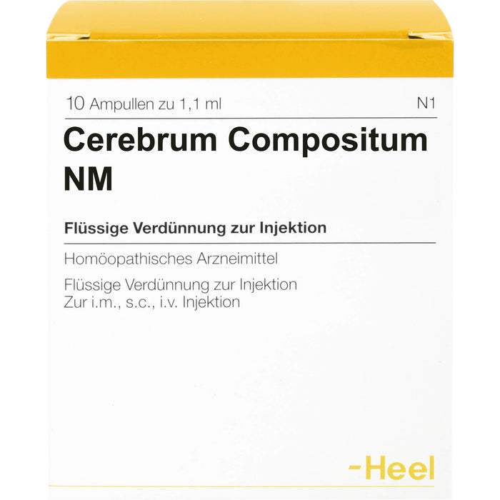 Heel Cerebrum Compositum NM Ampullen, 10 pcs. Ampoules