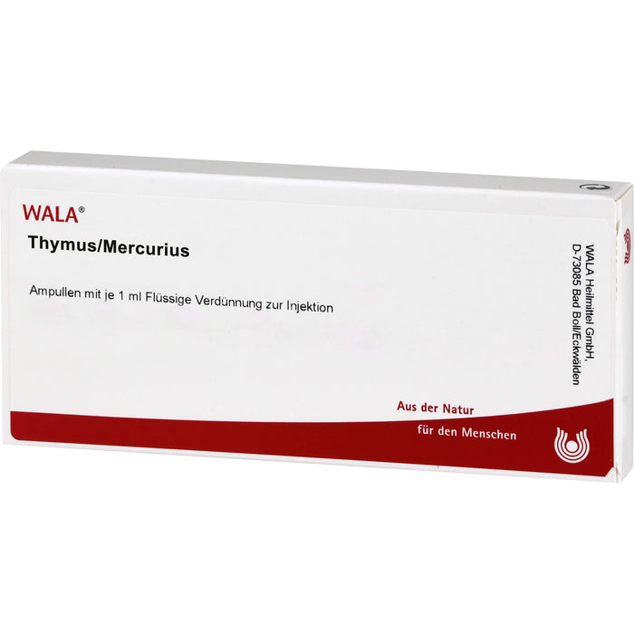 WALA Thymus/Mercurius flüssige Verdünnung, 10 pcs. Ampoules