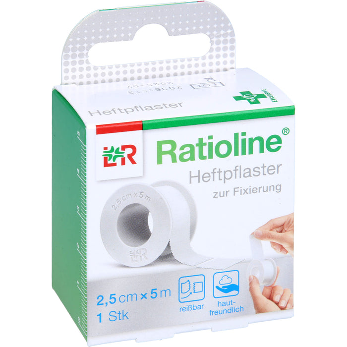 Ratioline acute Heftpflaster 2,5cmx5m, 1 St PFL