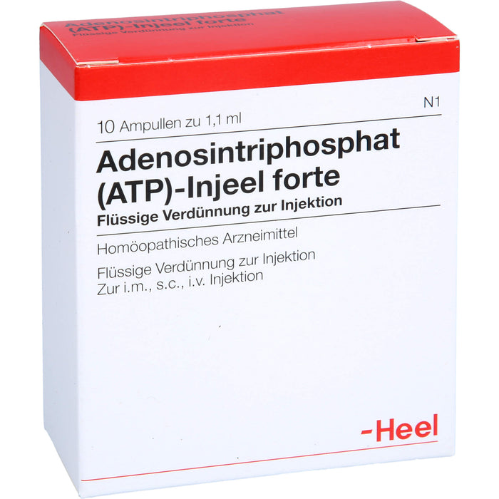 Adenosintriphosphat (ATP)-Injeel forte Ampullen, 10 pc Ampoules