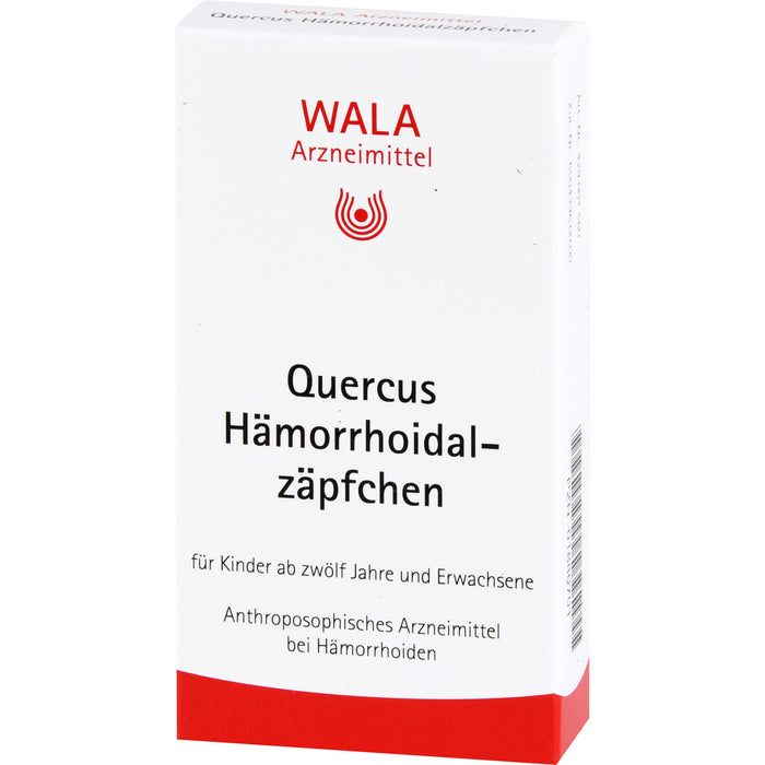 WALA Quercus Haemorrhoidalzäpfchen, 10 pc Suppositoires