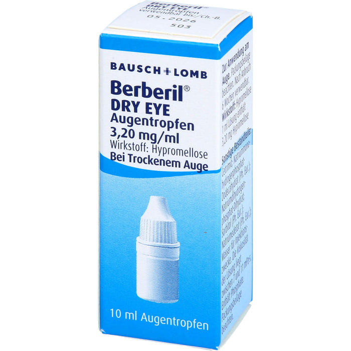 Berberil Dry Eye Augentropfen bei trockenem Auge, 10 ml Lösung
