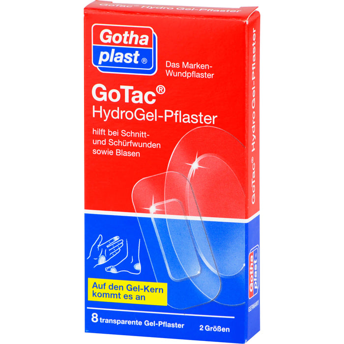 Gothaplast GoTac Hydro Gel-Pflaster, 8 pc Pansement